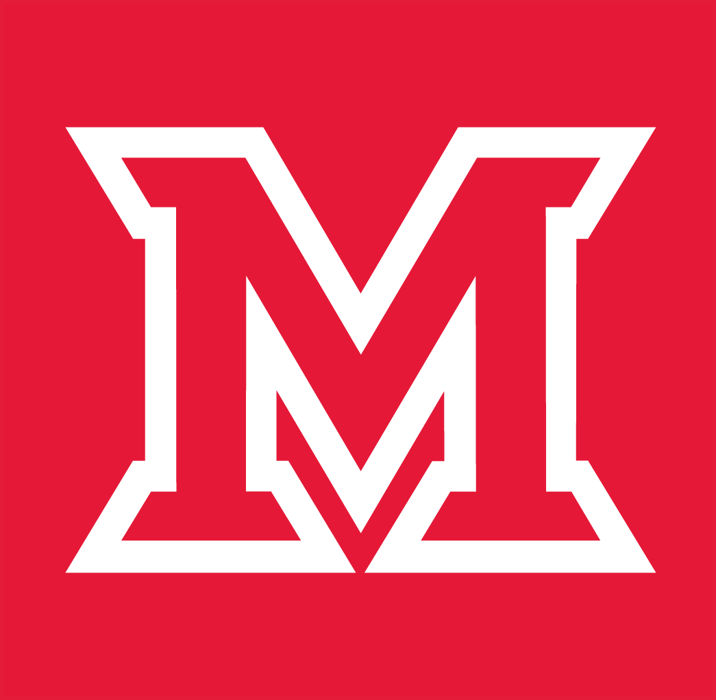 Miami (Ohio) Redhawks 2014-Pres Primary Dark Logo v2 iron on transfers for T-shirts